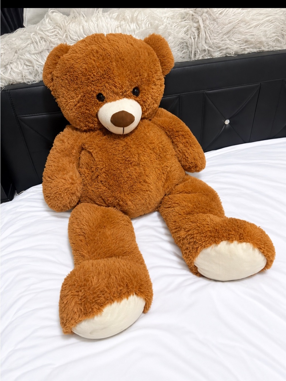 Large Brown Teddy Bear Plush Stuffed Animal – Soft & Cuddly